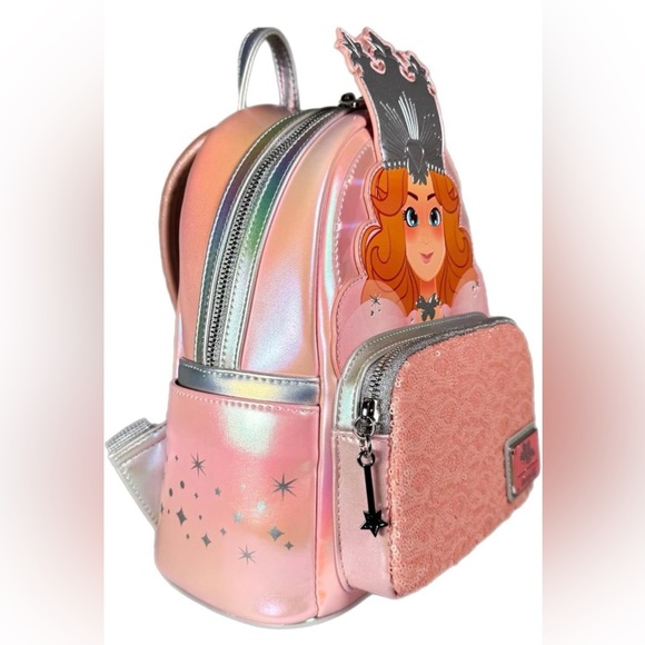 Loungefly Wizard of Oz Glinda The Good Witch Cosplay Mini Backpack - Picture 2 of 9